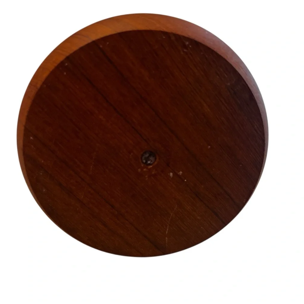 Hans Bolling MCM Figural Teak Toothpick Tidbit Tray